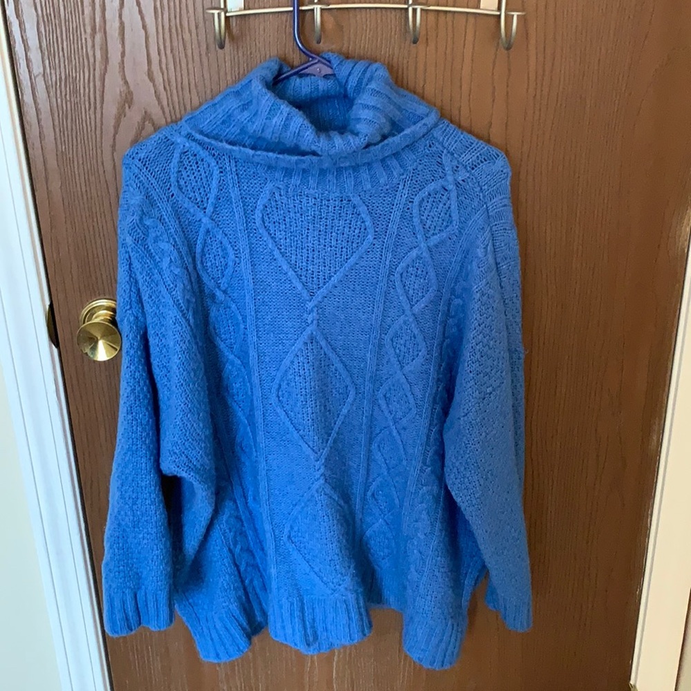 Soft blue sweater